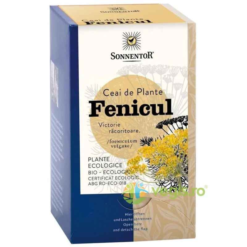 Ceai Fenicul Ecologic/Bio 18dz SONNENTOR — preț și oferte