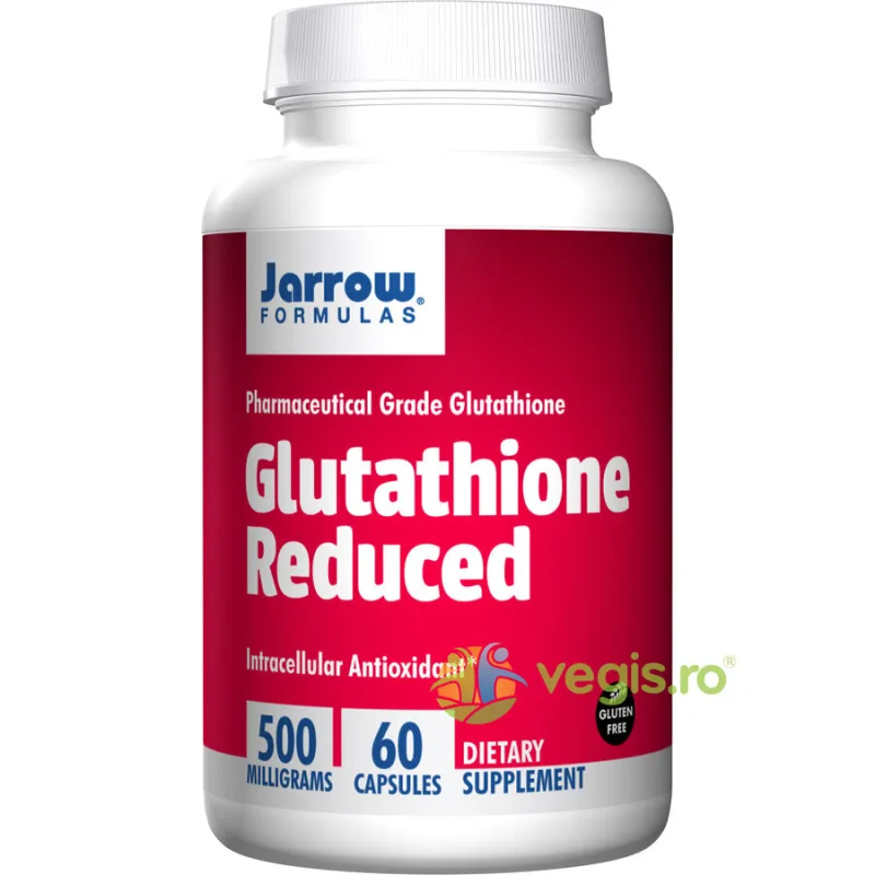 Glutathione Reduced 500mg 60cps Secom, Jarrow Formulas — preț și oferte