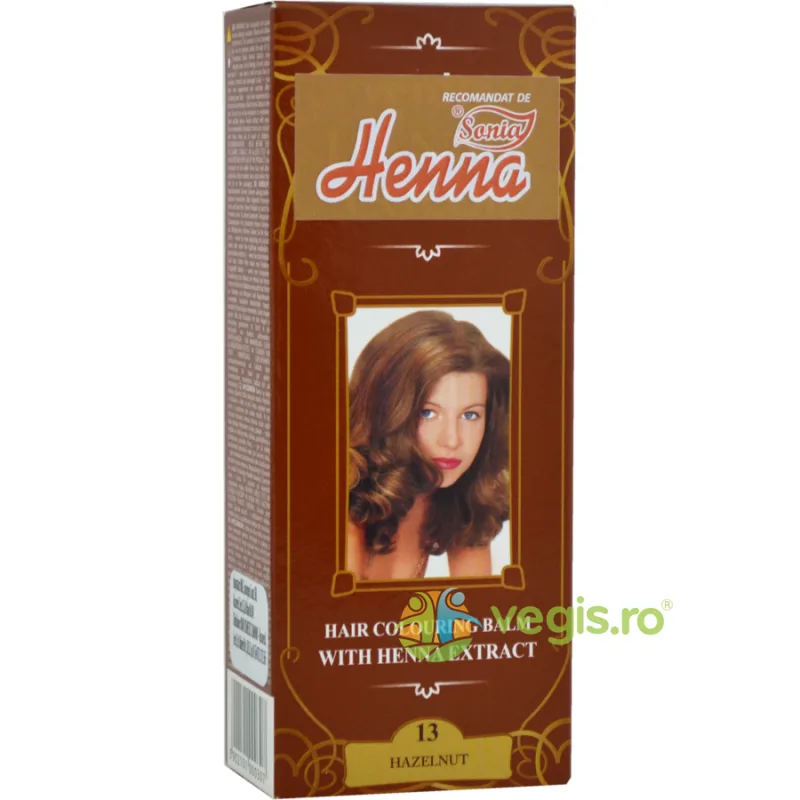 Balsam Colorant pentru Par cu Henna nr.13 Aluna de Padure 75g KIAN COSMETICS — preț și oferte