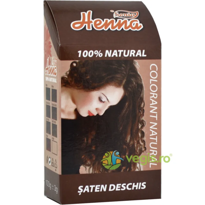 Vopsea pentru Par cu Henna Saten Deschis 100g KIAN COSMETICS — preț și oferte