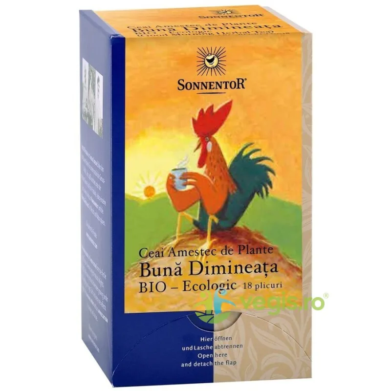 Ceai Amestec de Plante Buna Dimineata Ecologic/Bio 18dz SONNENTOR — preț și oferte