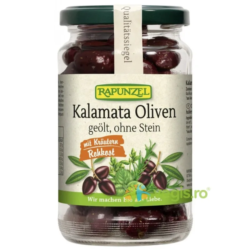 Masline Kalamata cu Ierburi Aromatice Ecologice/Bio 170g Rapunzel — preț și oferte