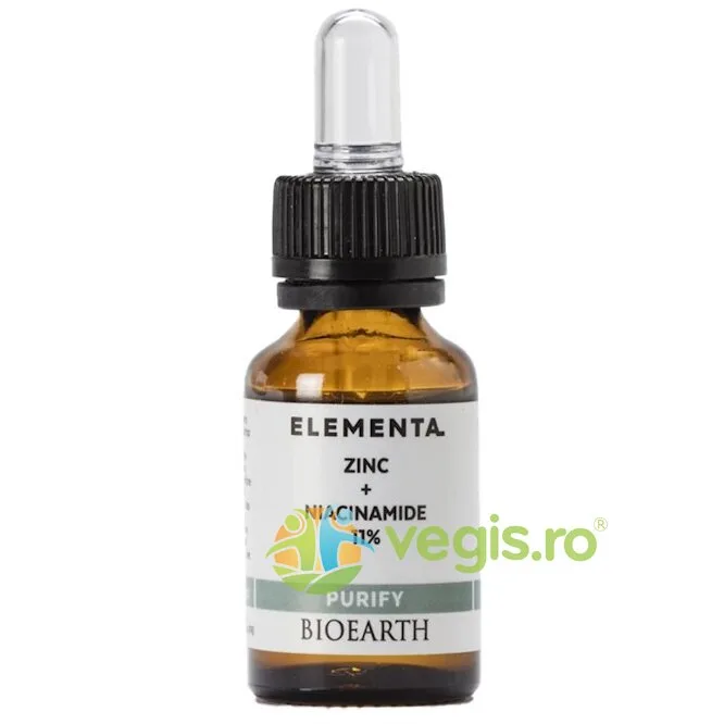 Ser cu Niacinamide 11% si Zinc Beauty Booster Elementa 15ml Bioearth — preț și oferte