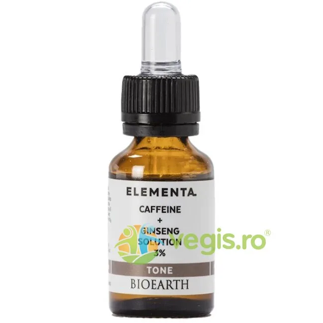 Ser cu Cafeina si Ginseng 3% Beauty Booster Elementa 15ml Bioearth — preț și oferte