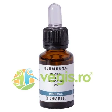Ser cu Siliciu si Microalge 2% Beauty Booster Elementa 15ml Bioearth — preț și oferte