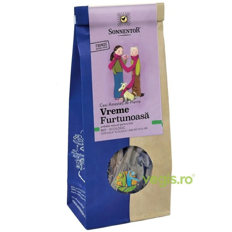 Ceai Amestec de Plante Vreme Furtunoasa Ecologic/Bio 50g SONNENTOR — preț și oferte