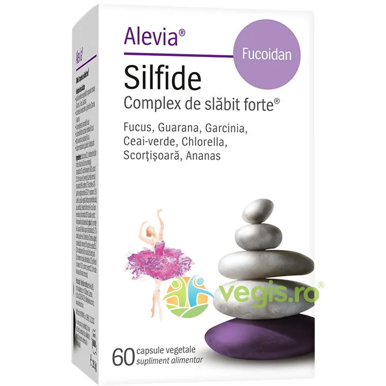 Silfide Complex de Slabit Forte Plus Fucoidan 60cps vegetale ALEVIA — preț și oferte