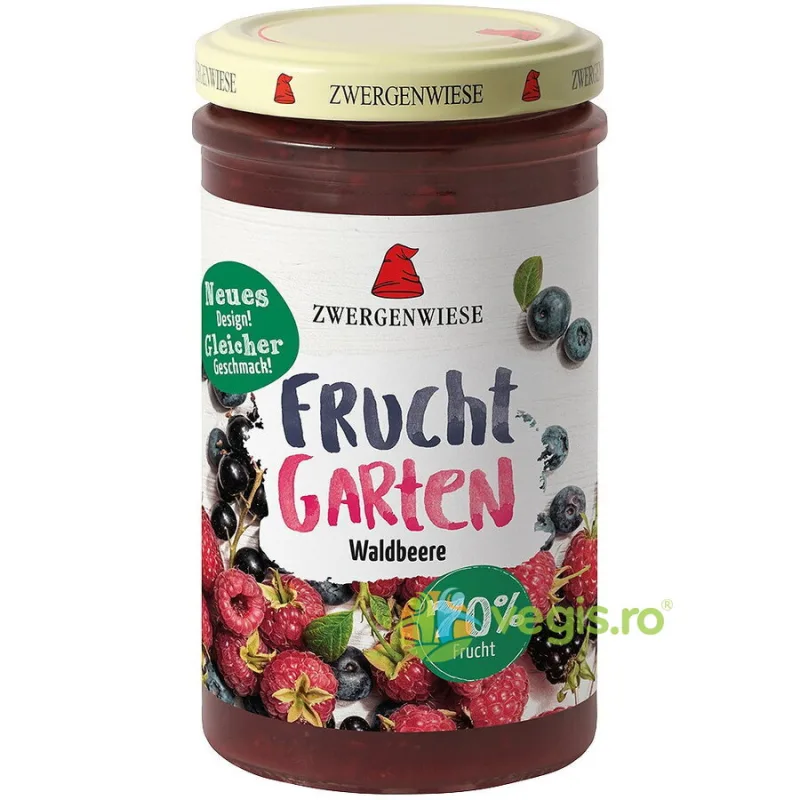 Gem de Fructe de Padure fara Gluten Ecologic/Bio 225g ZWERGENWIESE — preț și oferte