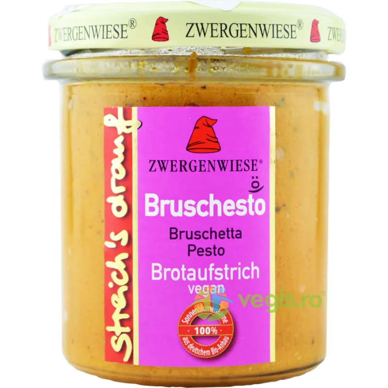 Crema Tartinabila Vegetala Bruschesto cu Bruscheta si Pesto fara Gluten Ecologica/Bio 160g — preț și oferte