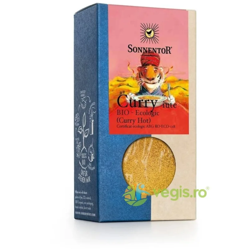 Curry Iute Amestec Condiment Ecologic/Bio 50g SONNENTOR — preț și oferte