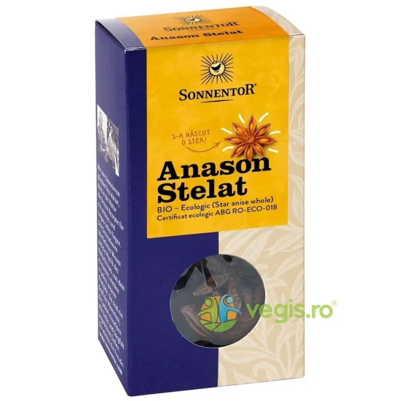 Anason Stelat Ecologic/Bio 25g SONNENTOR — preț și oferte