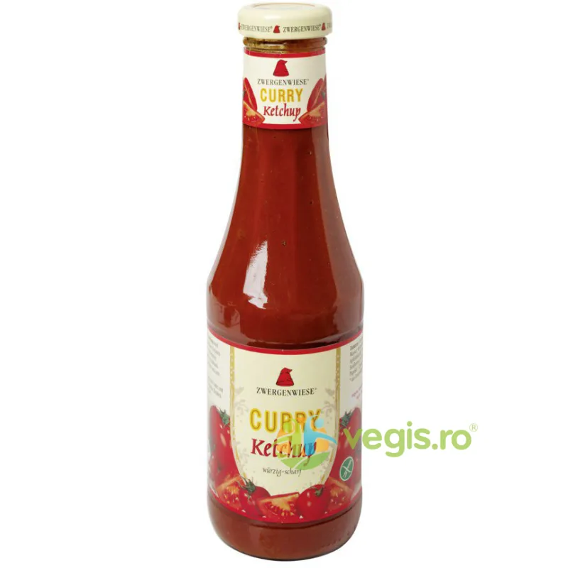 Ketchup Curry fara Gluten Ecologic/Bio 500ml ZWERGENWIESE — preț și oferte