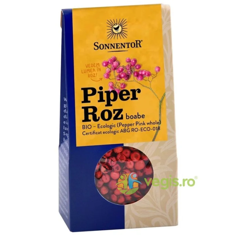 Piper Roz Boabe Ecologic/Bio 20g SONNENTOR — preț și oferte