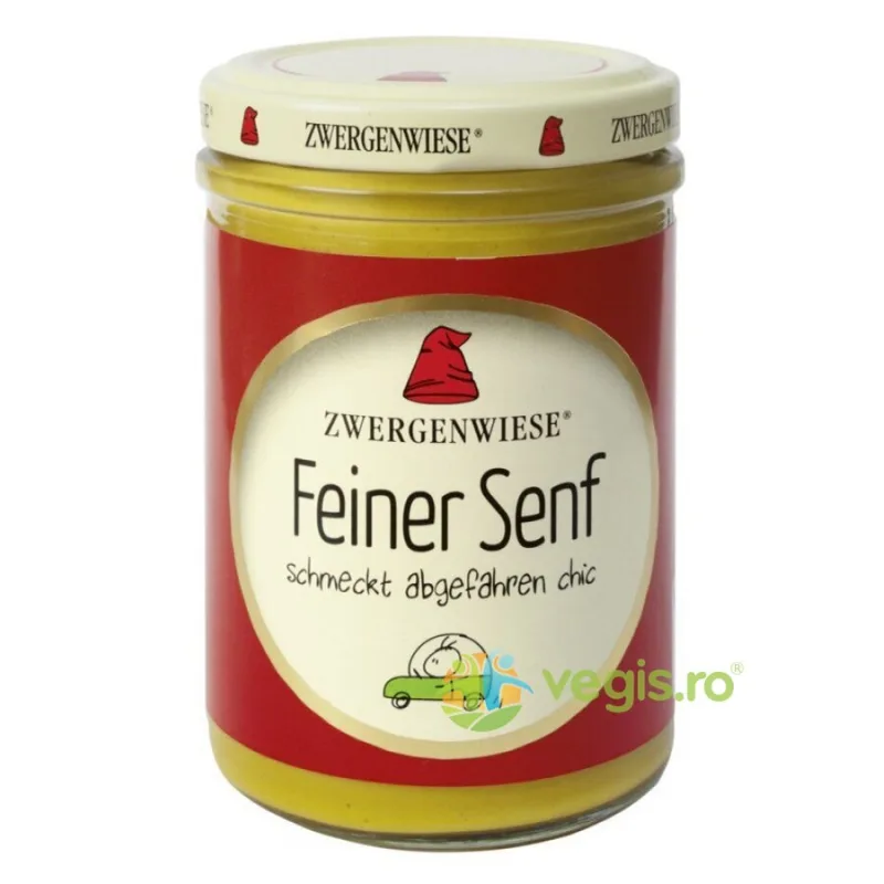 Mustar Fin fara Gluten Ecologic/Bio 160ml ZWERGENWIESE — preț și oferte