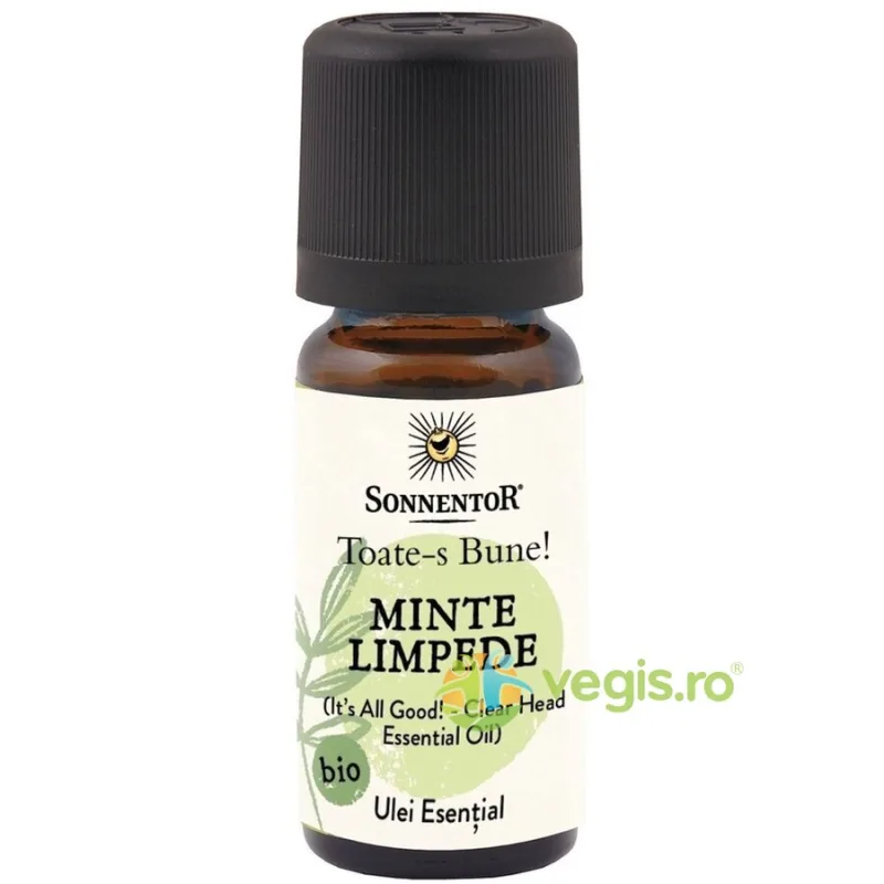 Ulei Esential Toate-s Bune Minte Limpede Ecologic/Bio 10ml SONNENTOR — preț și oferte