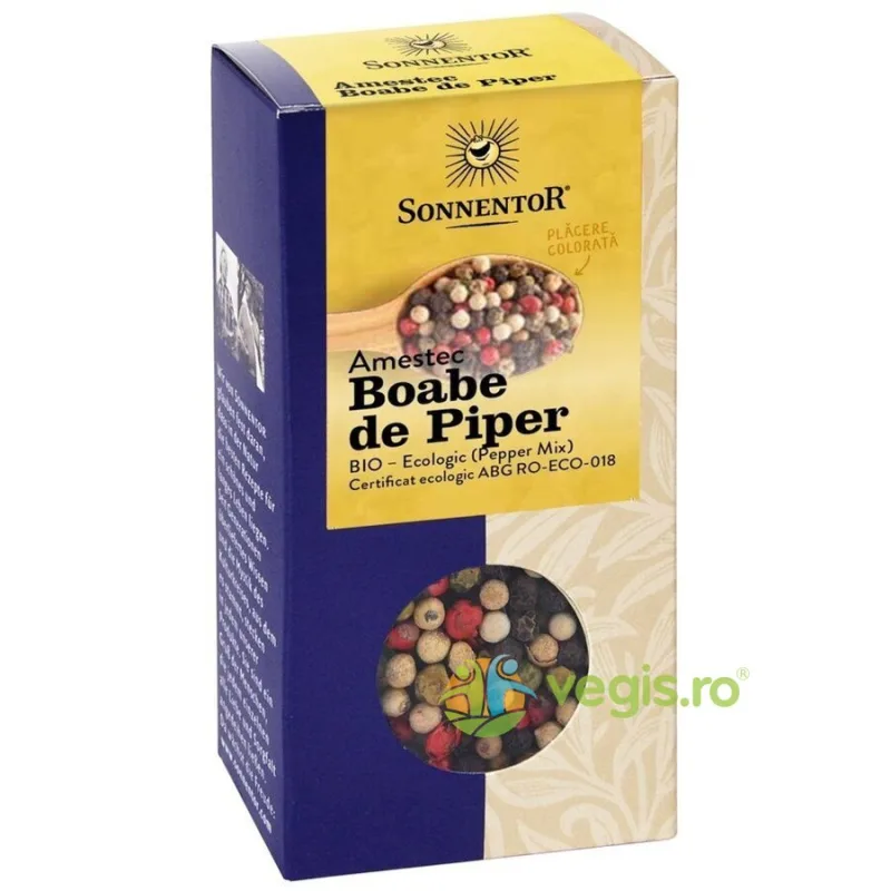 Amestec Boabe de Piper Ecologic/Bio 50g SONNENTOR — preț și oferte