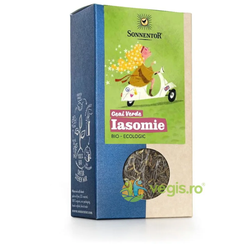 Ceai Verde cu Iasomie Ecologic/Bio 100g SONNENTOR — preț și oferte
