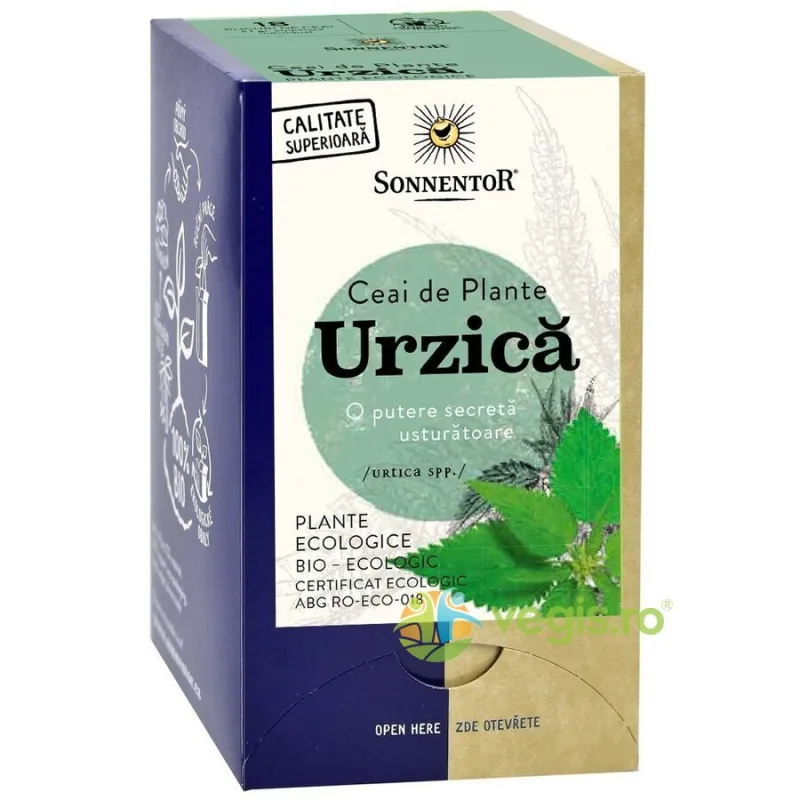 Ceai de Urzica Ecologic/Bio 18dz SONNENTOR — preț și oferte