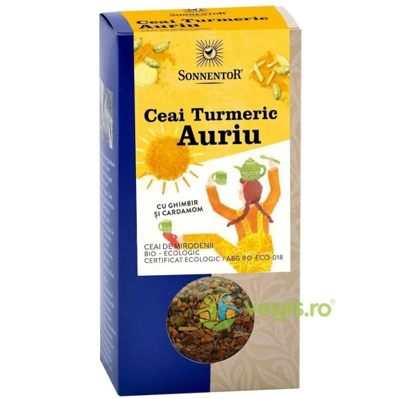 Ceai Turmeric Auriu Ecologic/Bio 120g SONNENTOR — preț și oferte