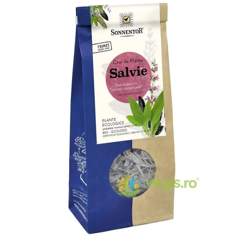 Ceai de Salvie Ecologic/Bio 50g SONNENTOR — preț și oferte