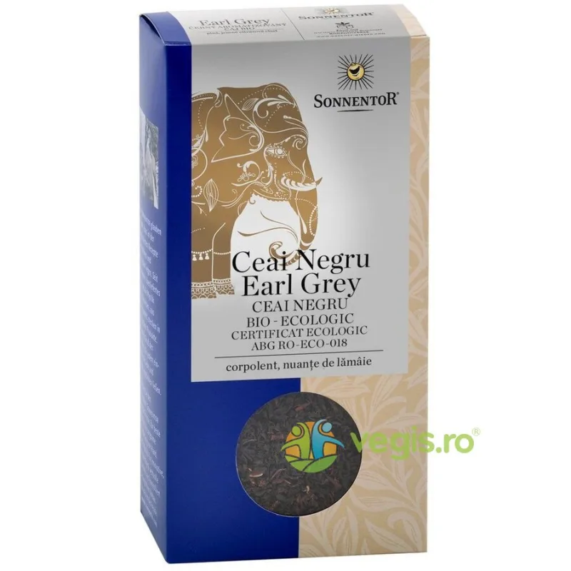Ceai Earl Grey Ecologic/Bio 90g SONNENTOR — preț și oferte