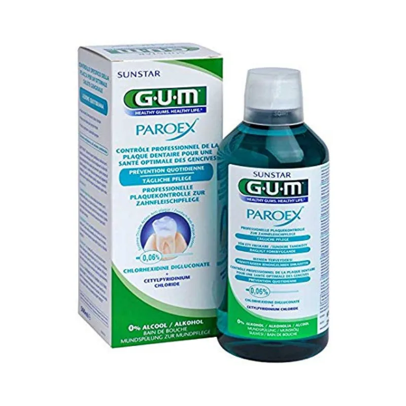 Gum Apa de gura Gum Paroex 0,06% Clorhexidina, 500 ml SUNSTAR GUM — preț și oferte