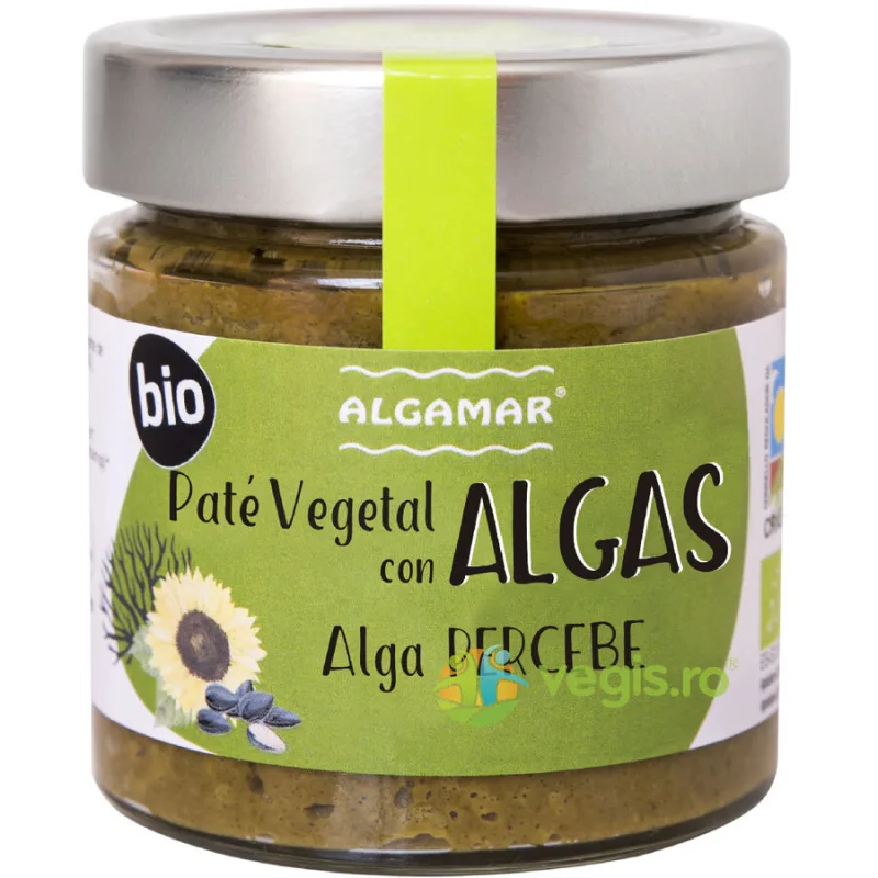 Pate Vegetal cu Alge Percebe Ecologic/Bio 180g ALGAMAR — preț și oferte
