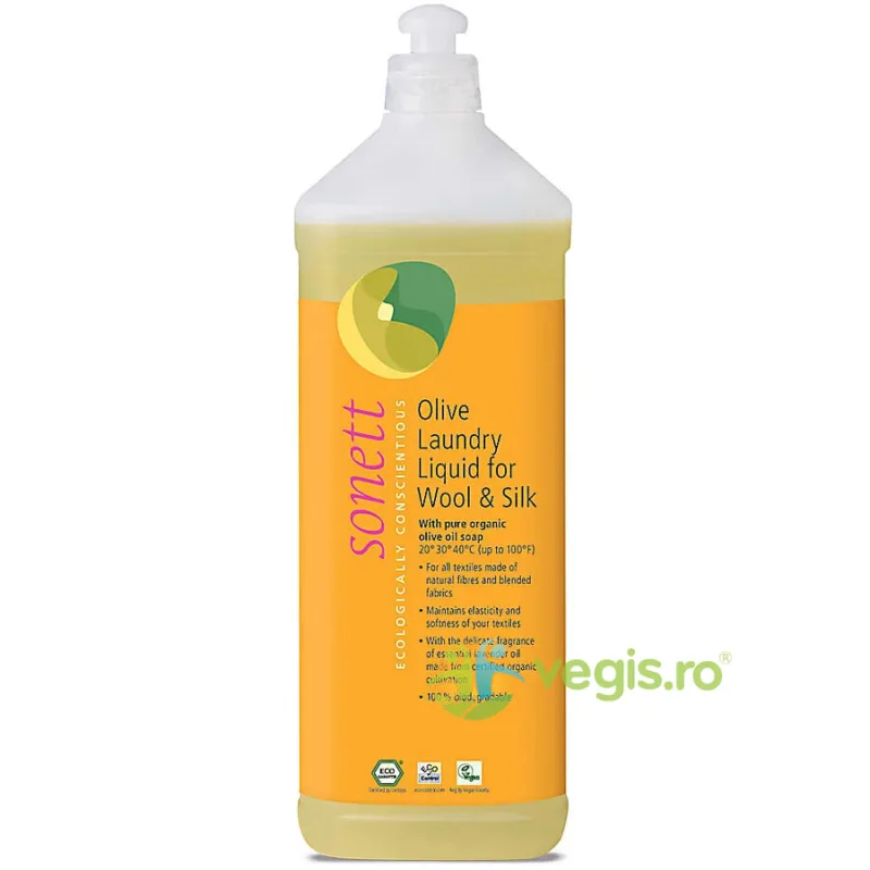 Detergent Lichid pentru Lana si Matase Ecologic/Bio 1L SONETT — preț și oferte