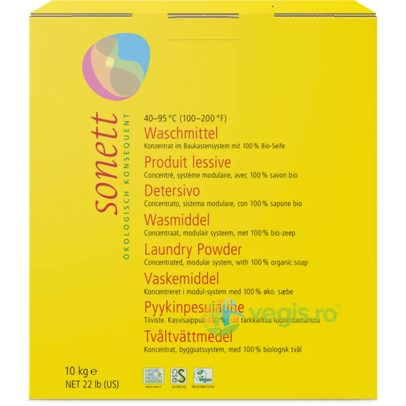 Detergent Praf pentru Rufe Ecologic/Bio 2.4kg SONETT — preț și oferte