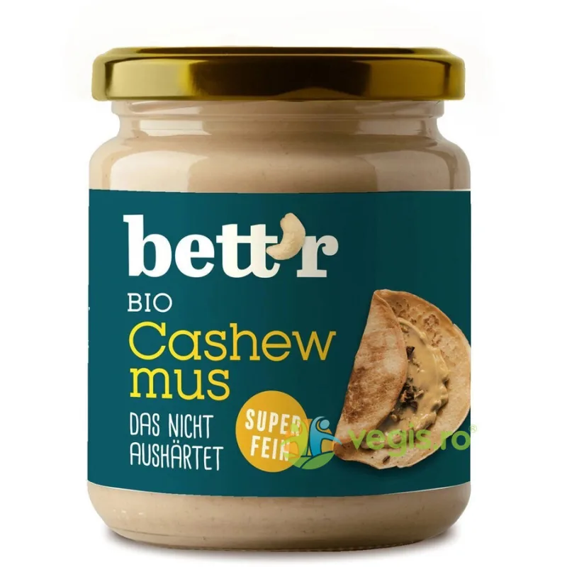 Unt de Caju Ecologic/Bio 250g BETTR — preț și oferte