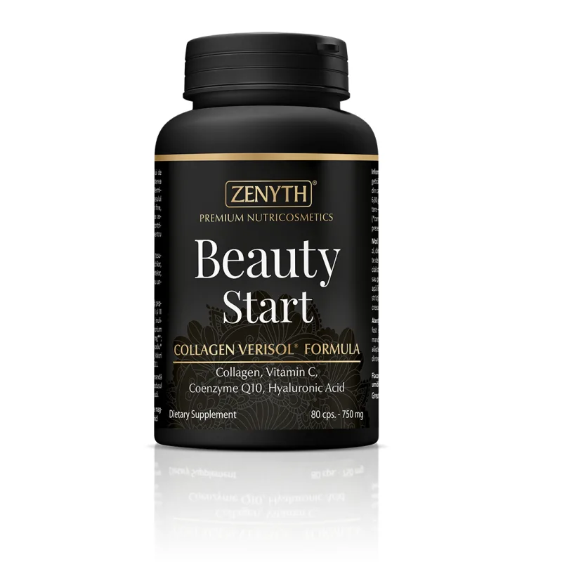 Beauty Start 750 mg, 80 capsule, Zenyth — preț și oferte