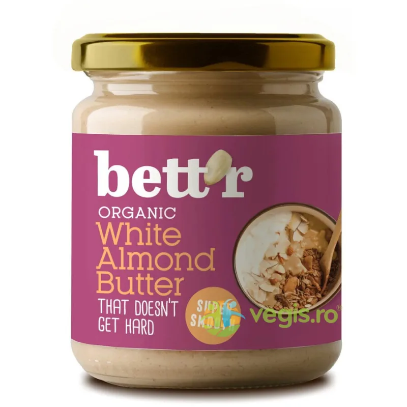 Unt de Migdale Decojite Ecologic/Bio 250g BETTR — preț și oferte