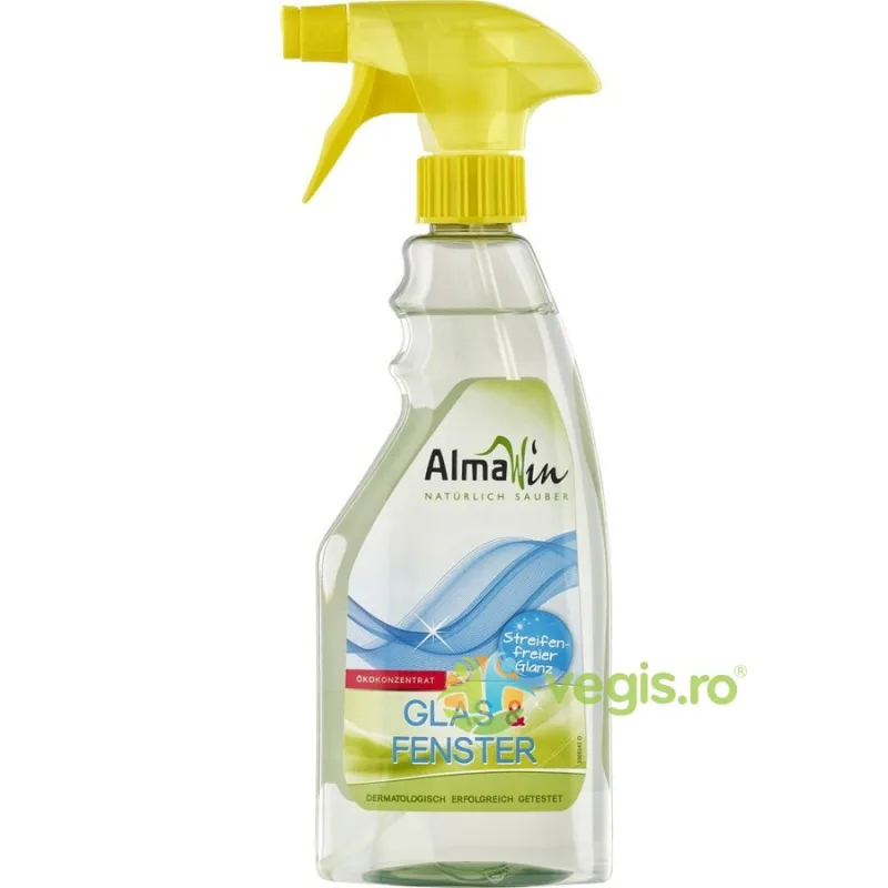 Solutie pentru Curatat Sticle si Ferestre cu Pulverizator Ecologica/Bio 500ml ALMAWIN — preț și oferte