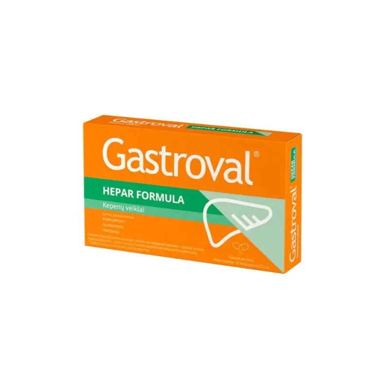 Gastroval Hepar, 30 capsule, Valentis — preț și oferte