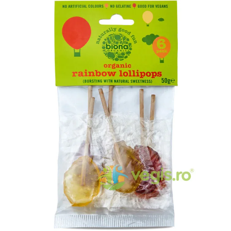 Acadele Curcubeu Ecologice/Bio 6buc BIONA — preț și oferte