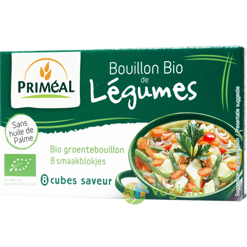 Concentrat pentru Supa de Legume Ecologic/Bio 8buc PRIMEAL — preț și oferte