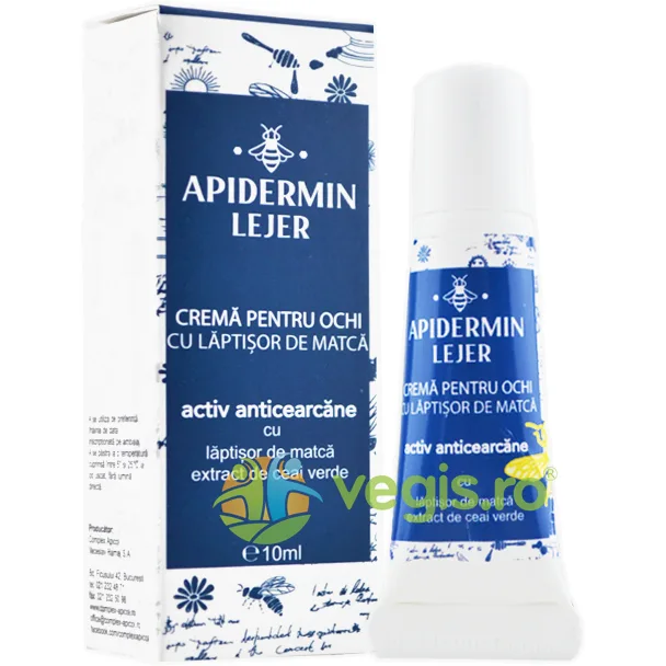 Crema pentru Ochi cu Laptisor de Matca Apidermin Lejer 10ml — preț și oferte