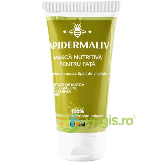 Masca Nutritiva de Fata cu Laptisor de Matca si Miere Apidermaliv 50ml COMPLEX APICOL — preț și oferte
