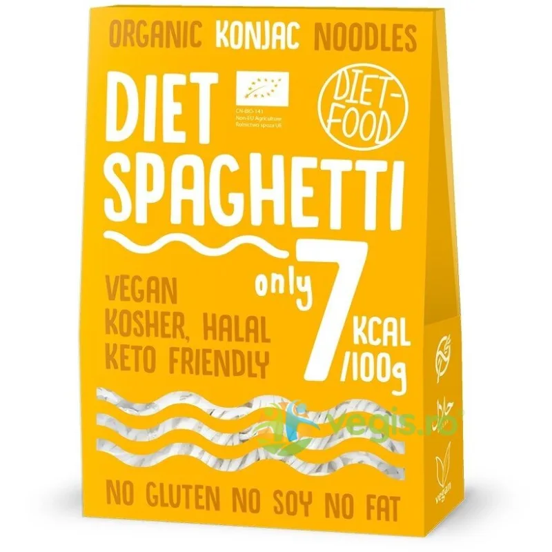 Spaghete Shirataki din Konjac fara Gluten Ecologice/Bio 300g DIET FOOD — preț și oferte