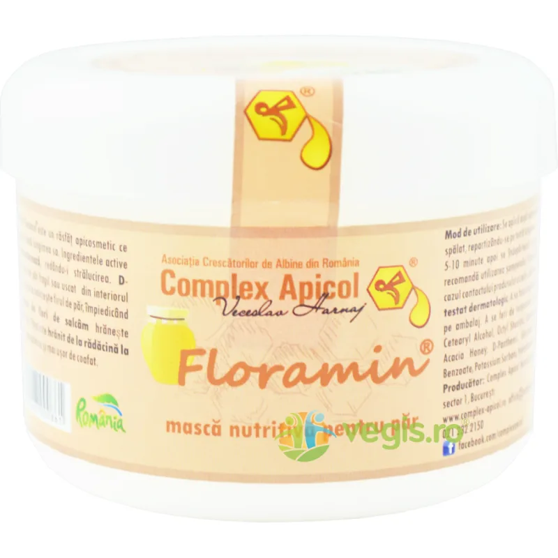 Masca Nutritiva pentru Par Floramin 200ml COMPLEX APICOL — preț și oferte