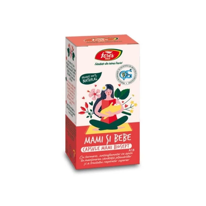 Mami si bebe Biosept, 30 capsule, Fares — preț și oferte