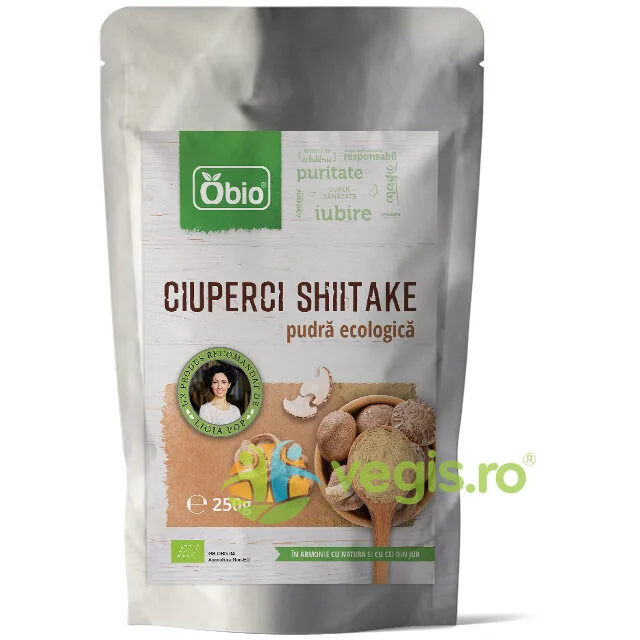 Shiitake Pulbere Ecologica/Bio 250g OBio — preț și oferte