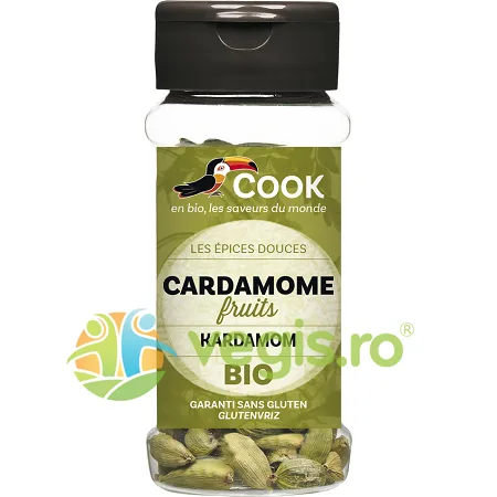 Cardamom Intreg fara Gluten (Solnita) Ecologic/Bio 25g COOK — preț și oferte