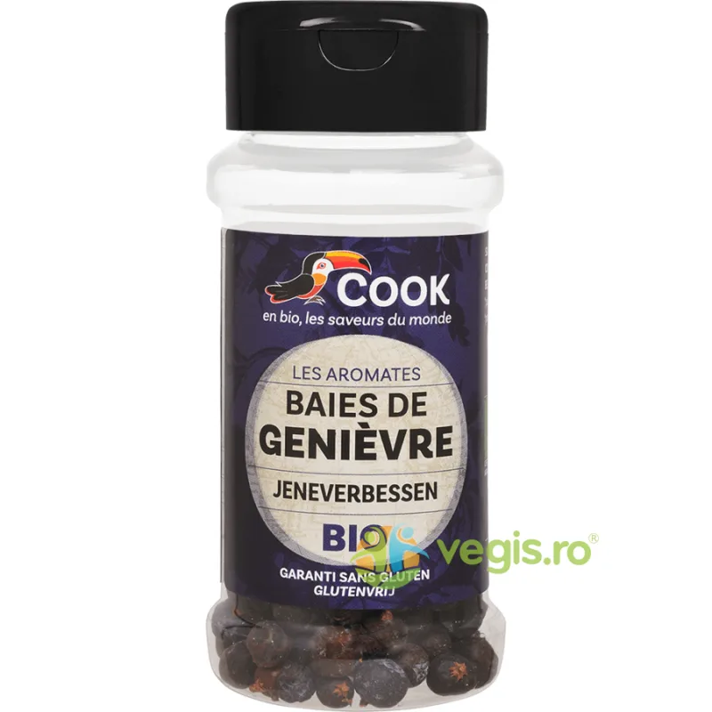 Boabe de Ienupar fara Gluten (Solnita) Ecologice/Bio 15g COOK — preț și oferte