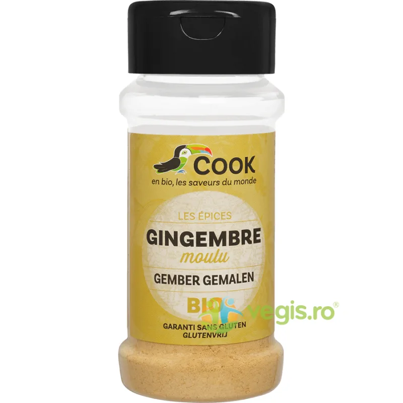 Ghimbir Macinat fara Gluten (Solnita) Ecologic/Bio 30g COOK — preț și oferte