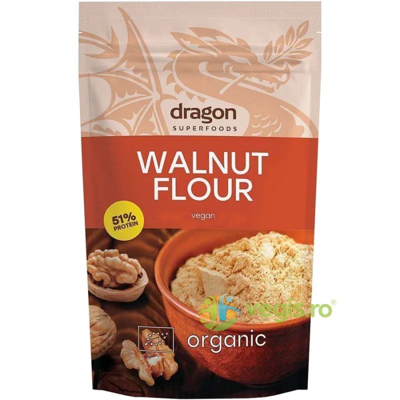 Faina de Nuci Ecologica/Bio 200g Dragon Superfoods — preț și oferte