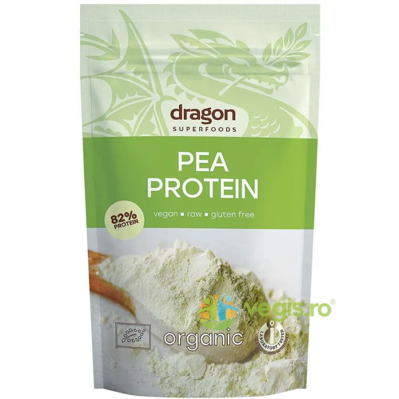 Pudra Proteica din Mazare Ecologica/Bio 200g Dragon Superfoods — preț și oferte