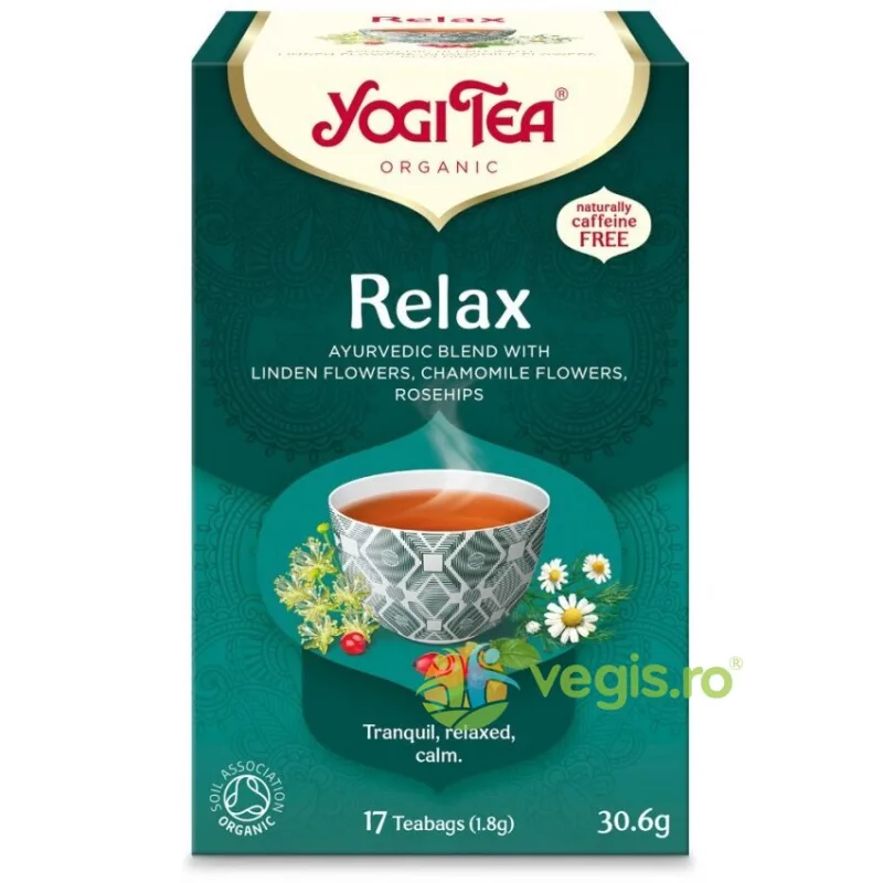 Ceai Calmant (Relax) Ecologic/Bio 17dz YOGI TEA — preț și oferte