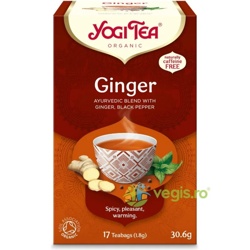 Ceai de Ghimbir Ecologic/Bio 17dz YOGI TEA — preț și oferte