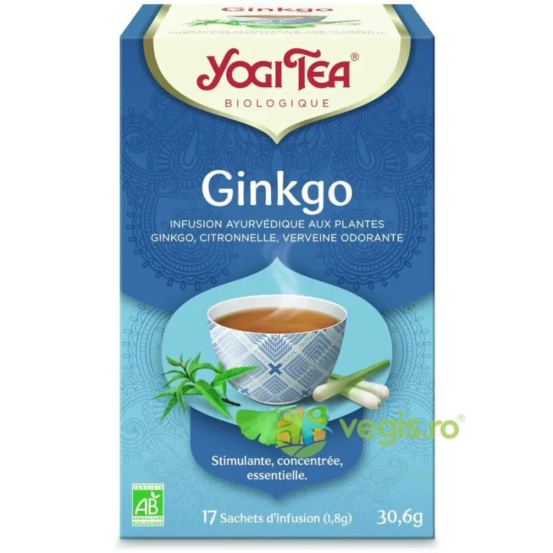 Ceai Ginkgo Ecologic/Bio 17dz YOGI TEA — preț și oferte